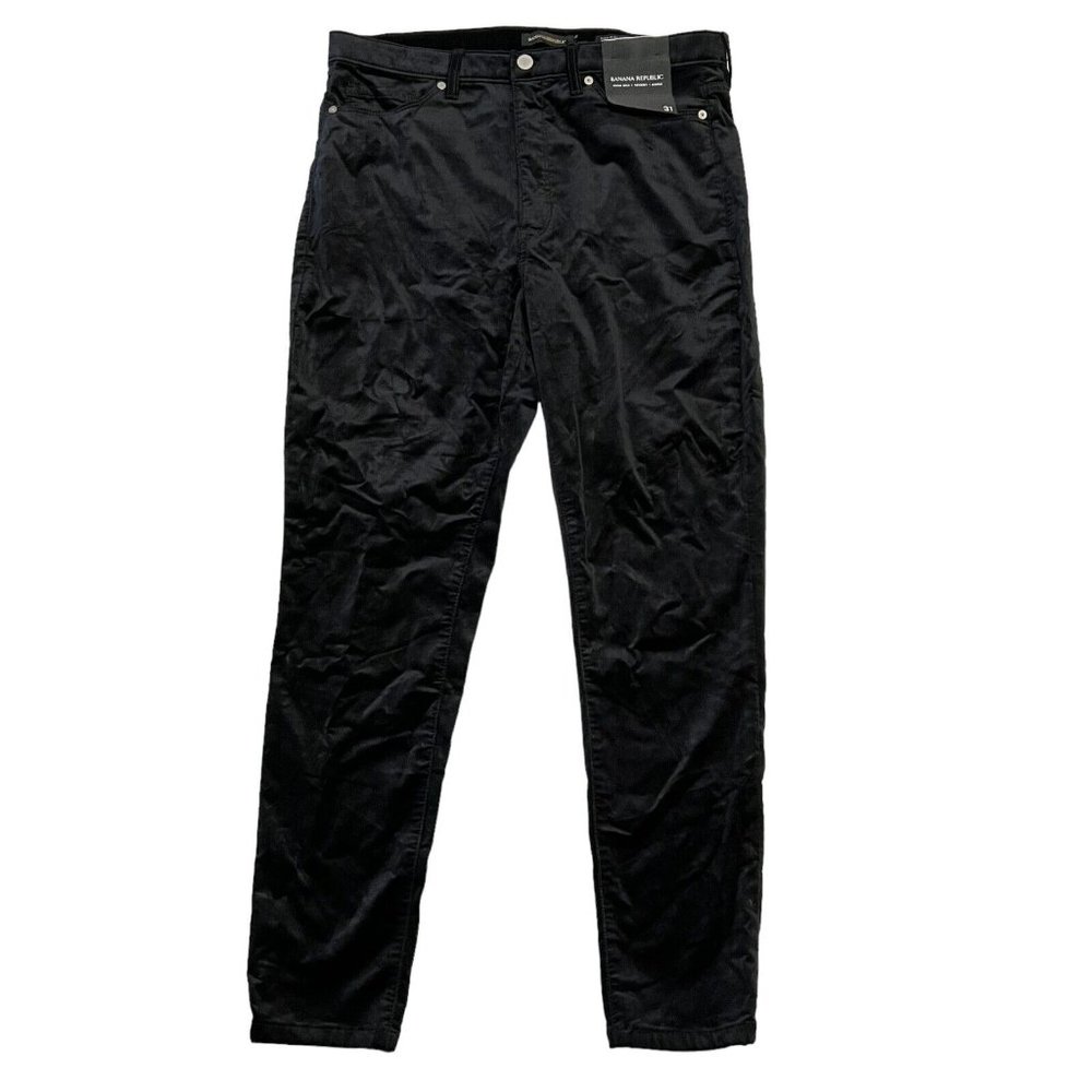 NWT Banana Republic High Rise Skinny Pants - Velvet Black - Size 31